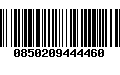 Código de Barras 0850209444460