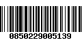 Código de Barras 0850229005139