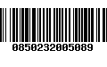 Código de Barras 0850232005089