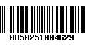 Código de Barras 0850251004629