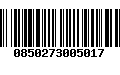 Código de Barras 0850273005017