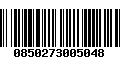 Código de Barras 0850273005048