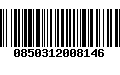 Código de Barras 0850312008146