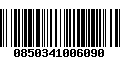 Código de Barras 0850341006090