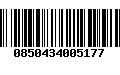 Código de Barras 0850434005177