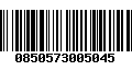 Código de Barras 0850573005045