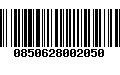 Código de Barras 0850628002050