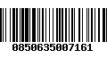 Código de Barras 0850635007161