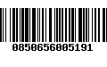 Código de Barras 0850656005191