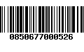 Código de Barras 0850677000526