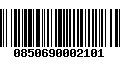 Código de Barras 0850690002101