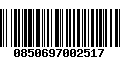 Código de Barras 0850697002517