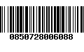 Código de Barras 0850728006088