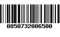 Código de Barras 0850732006500