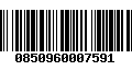 Código de Barras 0850960007591