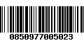 Código de Barras 0850977005023