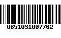 Código de Barras 0851031007762