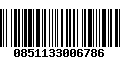 Código de Barras 0851133006786