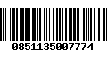 Código de Barras 0851135007774