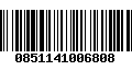 Código de Barras 0851141006808