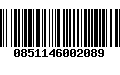 Código de Barras 0851146002089