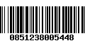 Código de Barras 0851238005448