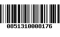 Código de Barras 0851310008176