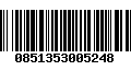 Código de Barras 0851353005248