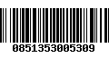 Código de Barras 0851353005309