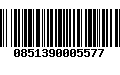 Código de Barras 0851390005577