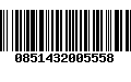 Código de Barras 0851432005558