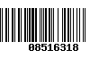 Código de Barras 08516318