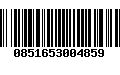 Código de Barras 0851653004859