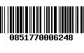 Código de Barras 0851770006248