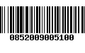 Código de Barras 0852009005100