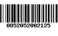 Código de Barras 0852052002125