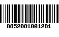 Código de Barras 0852081001281