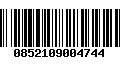 Código de Barras 0852109004744