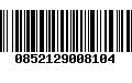 Código de Barras 0852129008104