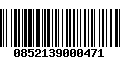 Código de Barras 0852139000471