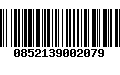 Código de Barras 0852139002079