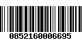 Código de Barras 0852160006695