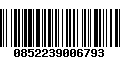 Código de Barras 0852239006793