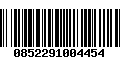 Código de Barras 0852291004454