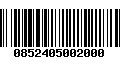 Código de Barras 0852405002000