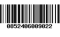 Código de Barras 0852406009022