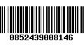 Código de Barras 0852439008146