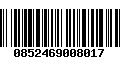 Código de Barras 0852469008017