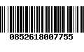 Código de Barras 0852618007755
