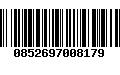 Código de Barras 0852697008179